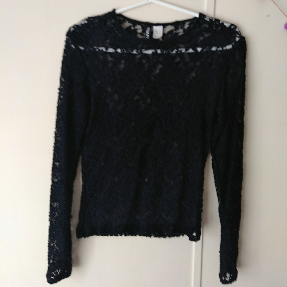 Black Lace Top
